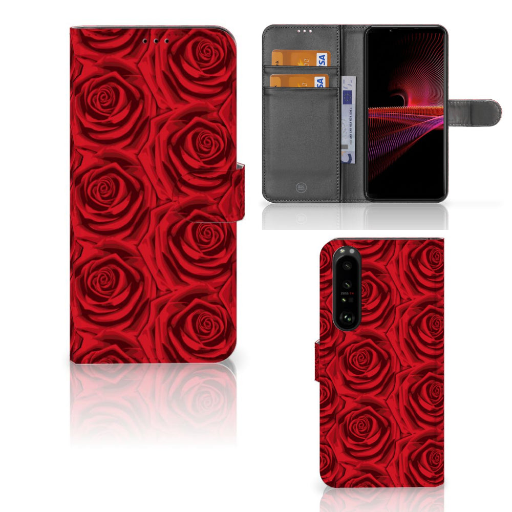 Sony Xperia 1 III Hoesje Red Roses