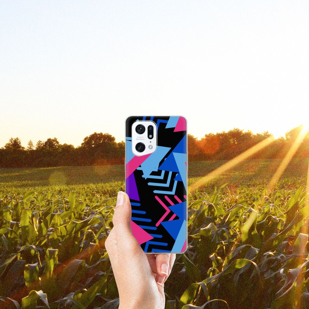 OPPO Find X5 Pro TPU Hoesje Funky Triangle B2C Telecom