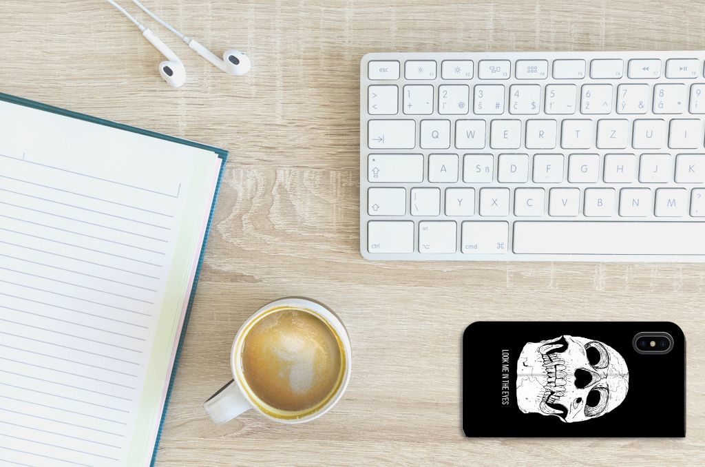Mobiel BookCase Apple iPhone X | Xs Skull Eyes