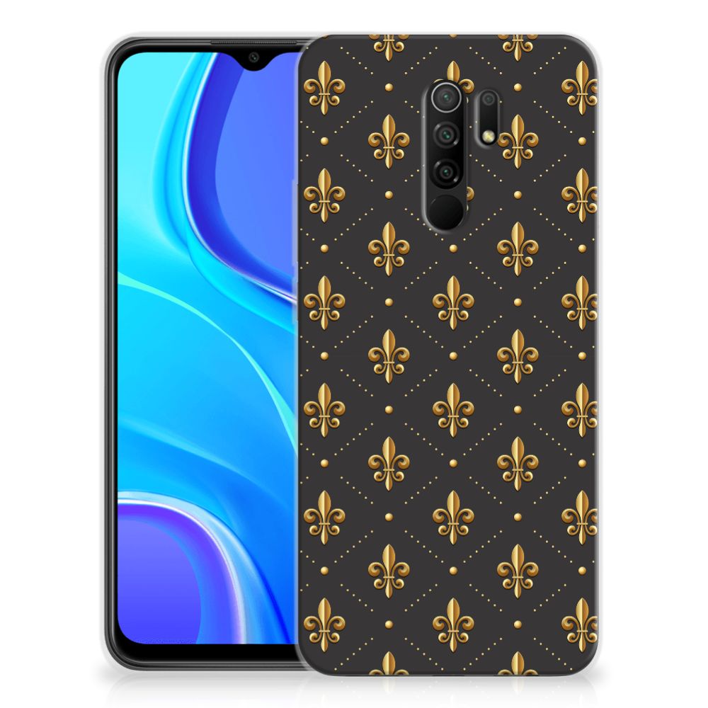 Xiaomi Redmi 9 TPU bumper Franse Lelie