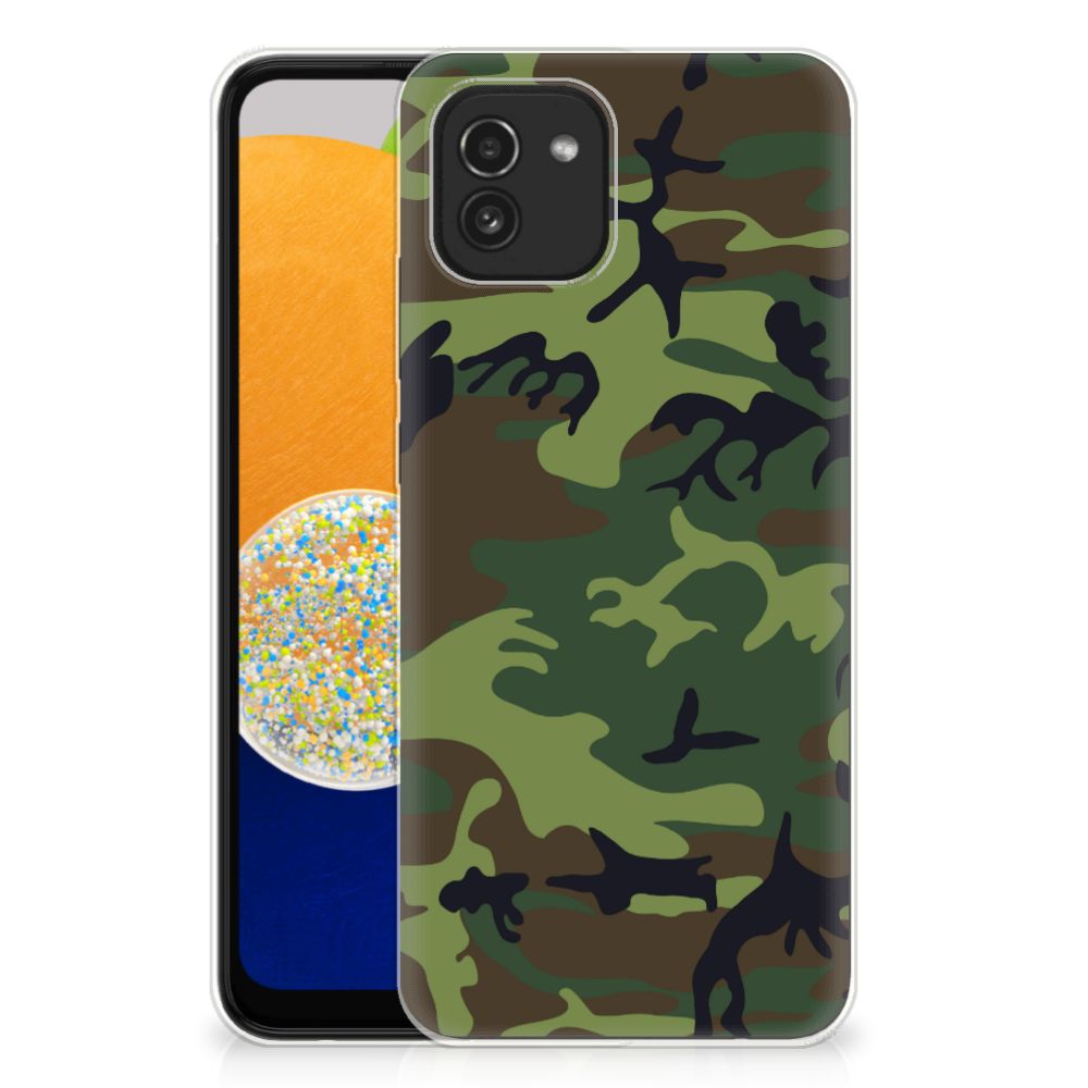 Samsung Galaxy A03 TPU bumper Army Dark