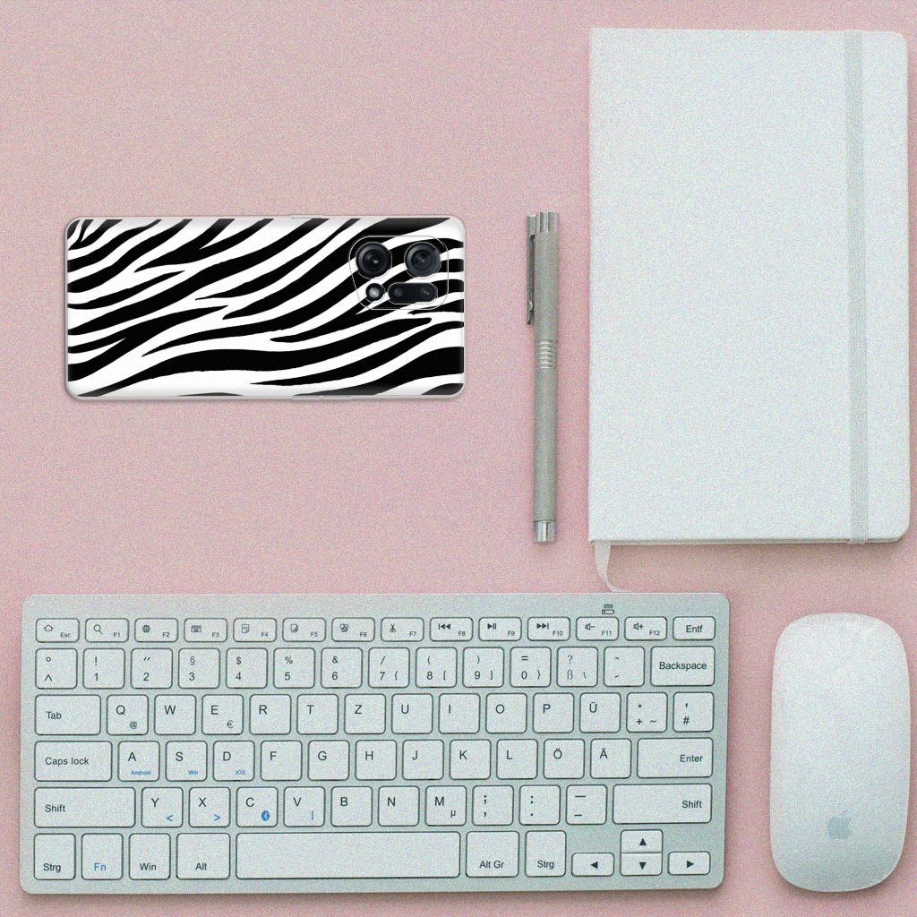 OPPO Find X5 TPU Hoesje Zebra B2C Telecom