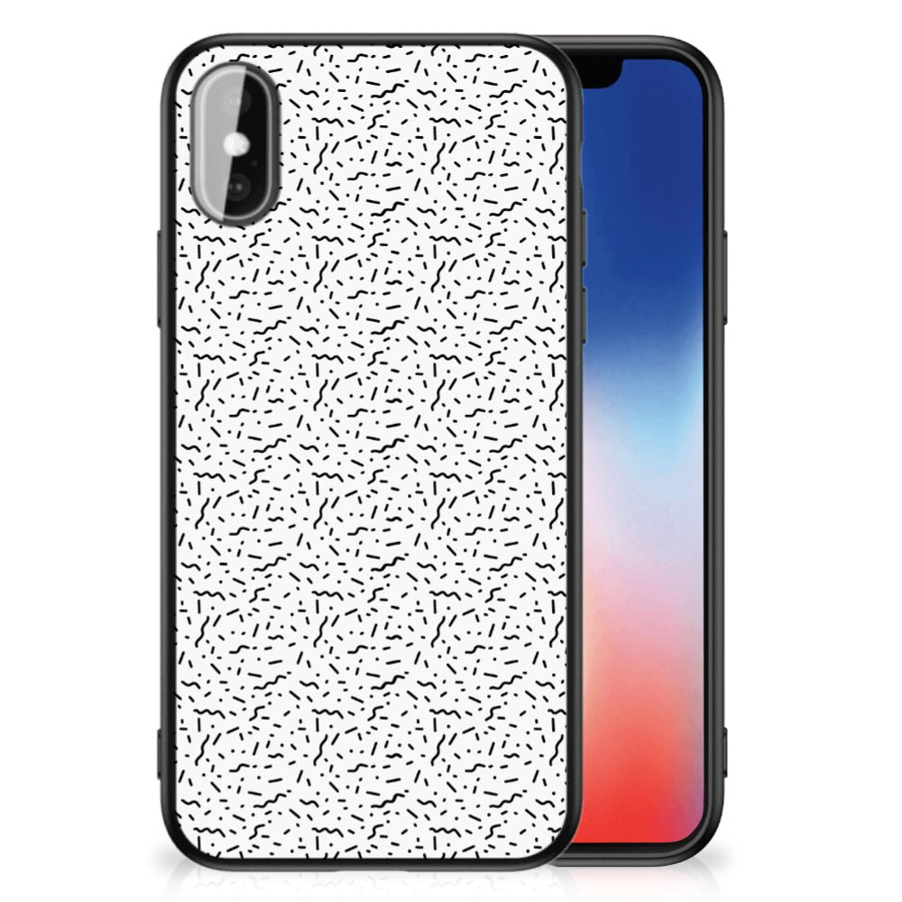 iPhone X | Xs Back Case Stripes Dots