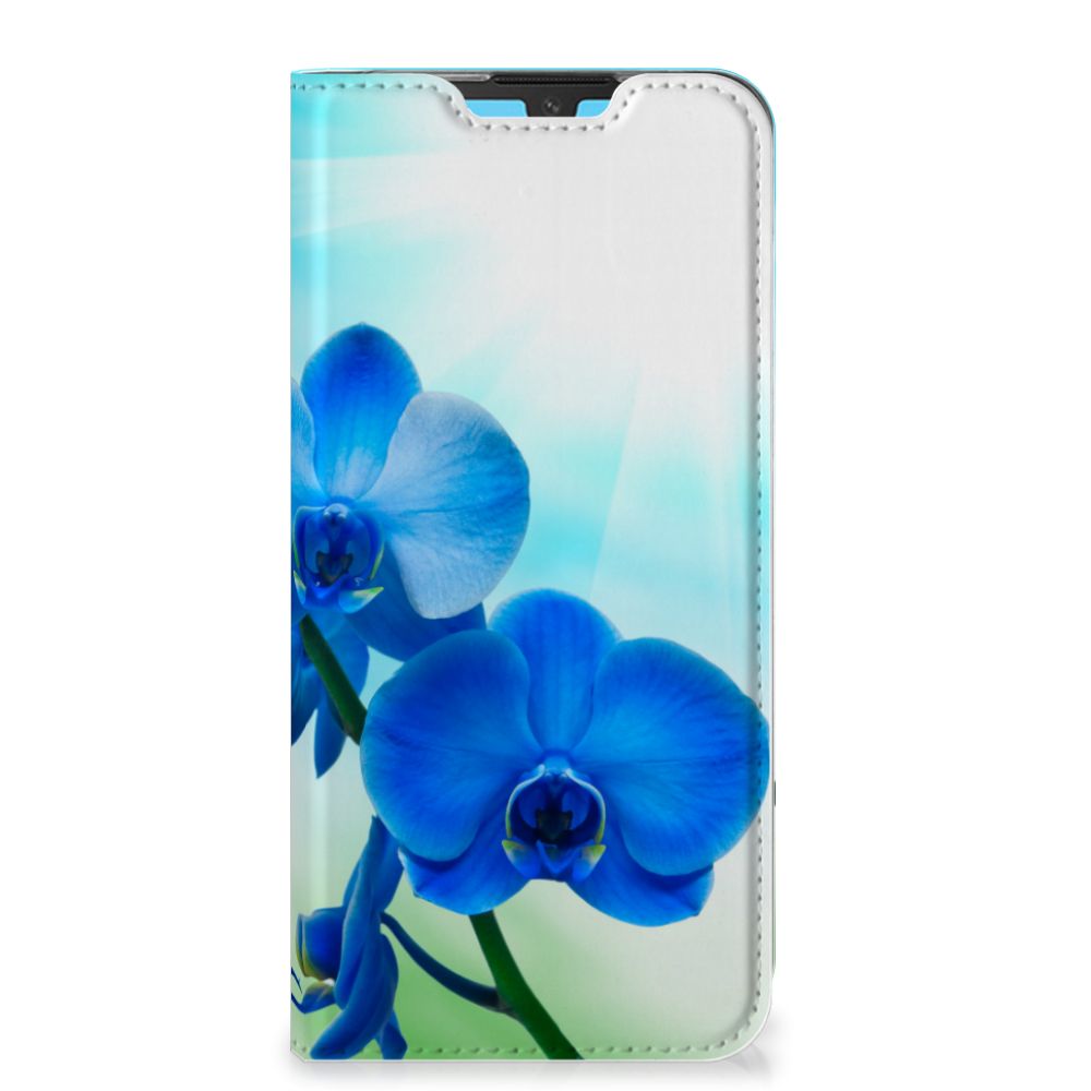 Huawei Y5 (2019) Smart Cover Orchidee Blauw - Cadeau voor je Moeder - B2C Telecom