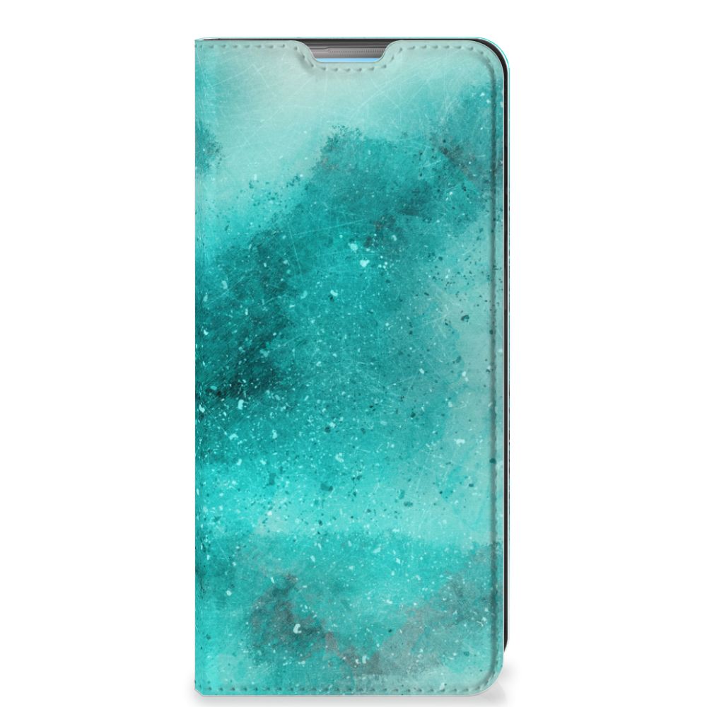 Bookcase OPPO A74 4G Painting Blue - B2C Telecom
