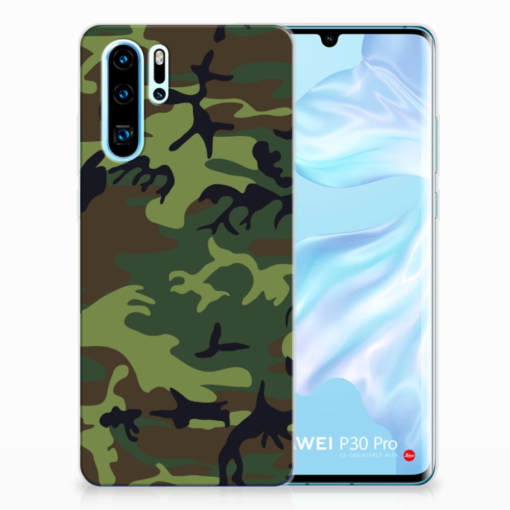 Huawei P30 Pro TPU bumper Army Dark