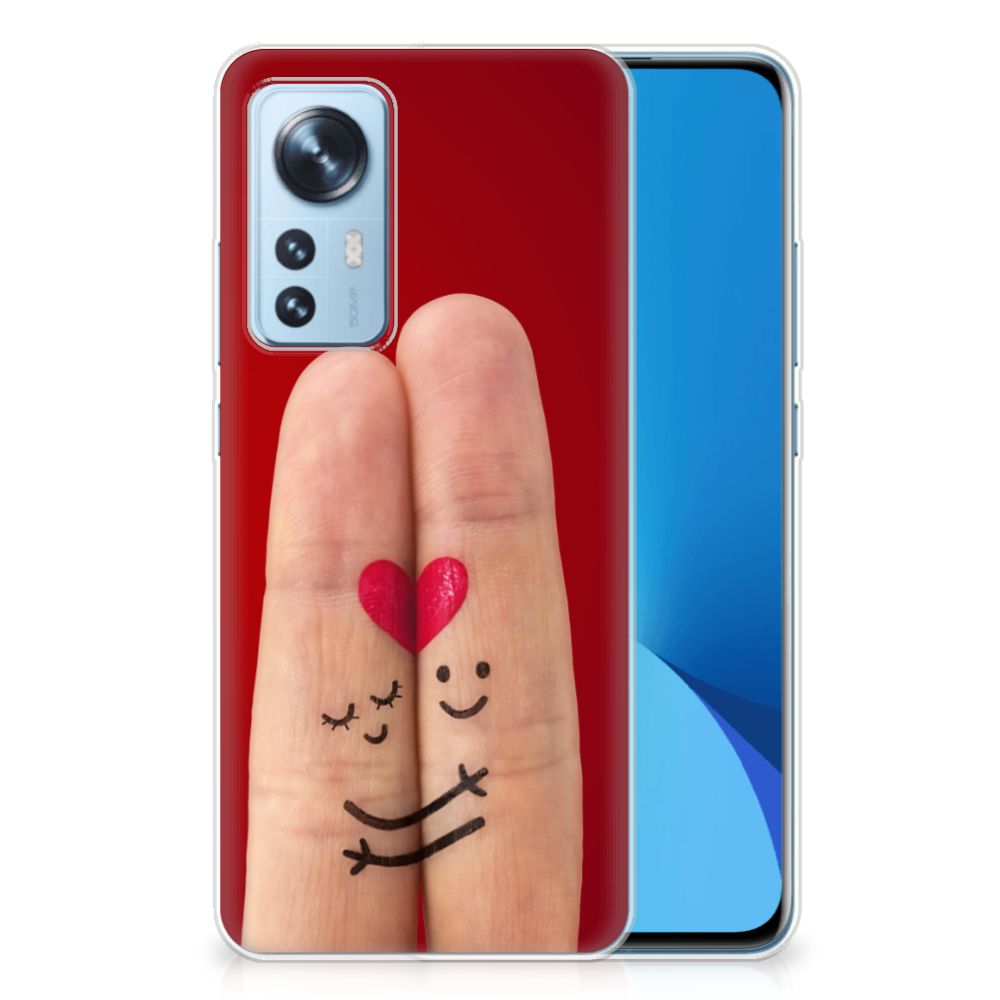 Xiaomi 12 | 12X Silicone Back Cover Liefde - Origineel Romantisch Cadeau