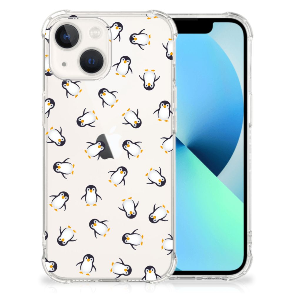 Doorzichtige Silicone Hoesje voor iPhone 13 Pinguïn B2C Telecom