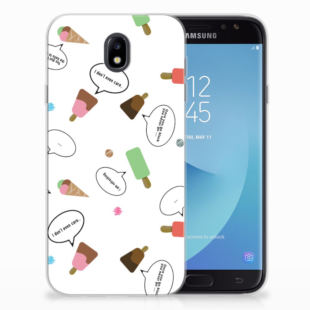 Samsung Galaxy J7 2017 | J7 Pro Siliconen Case IJsjes