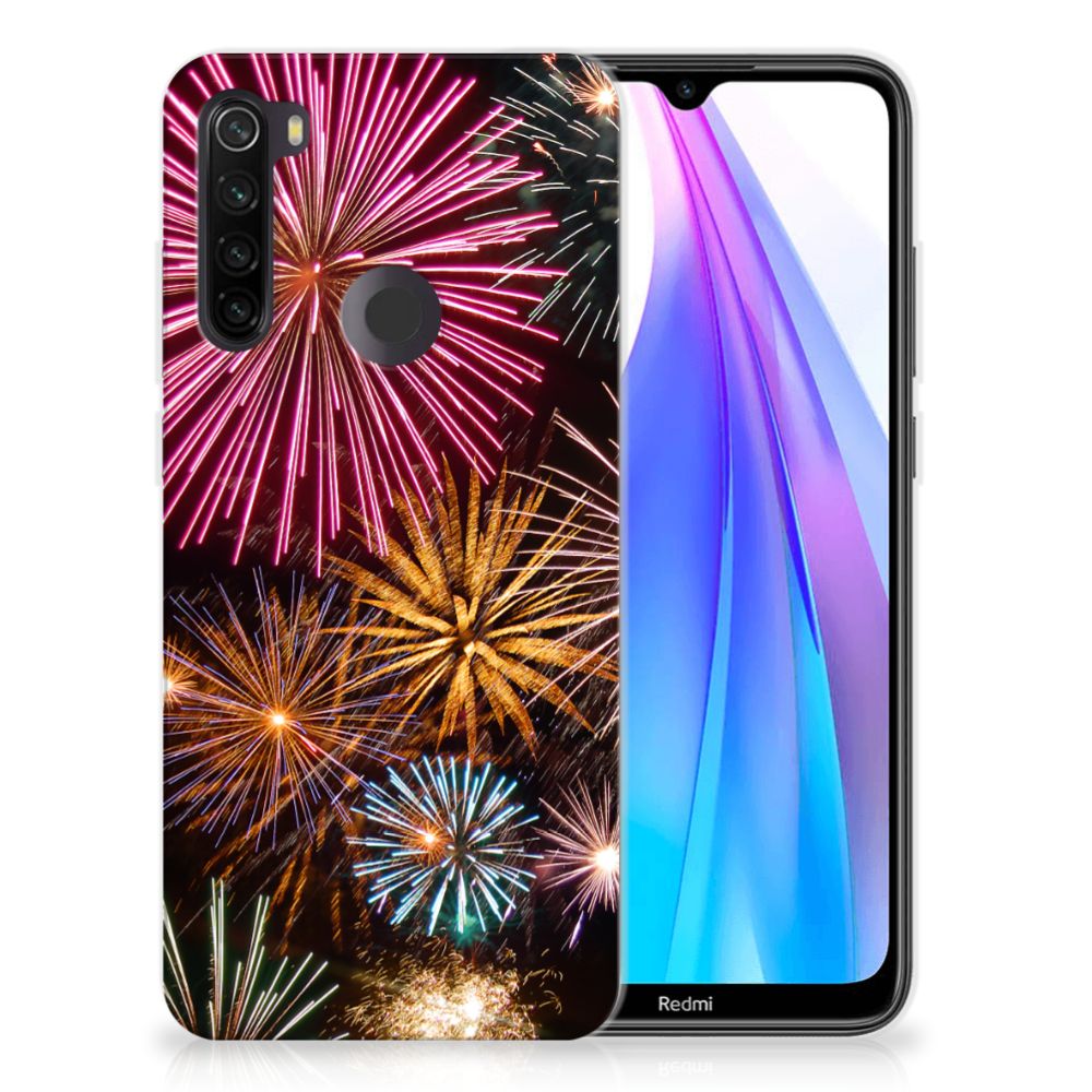 Xiaomi Redmi Note 8T Silicone Back Cover Vuurwerk