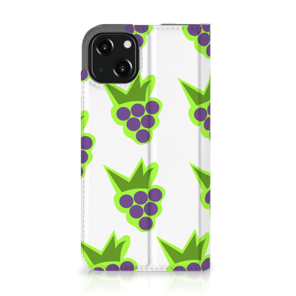 iPhone 13 Flip Style Cover Druiven
