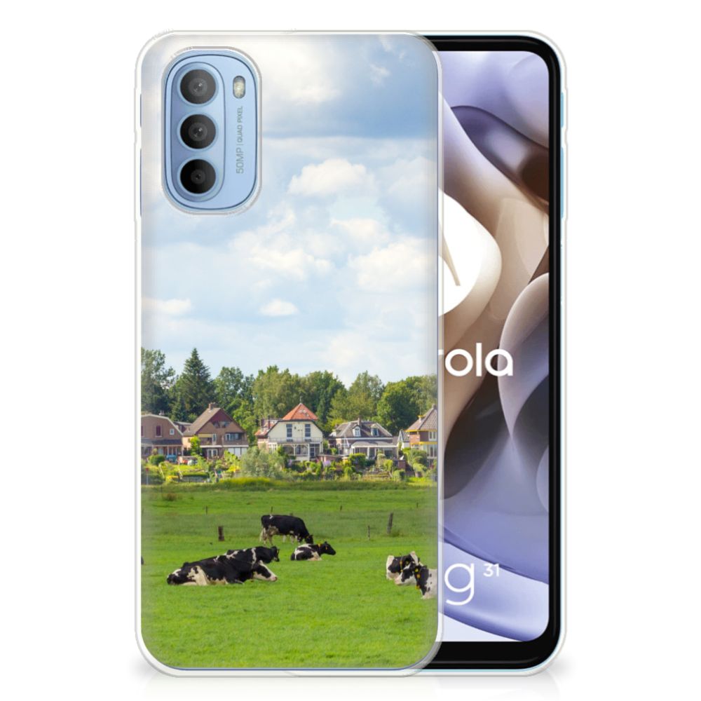 Motorola Moto G31 | G41 TPU Hoesje Koeien