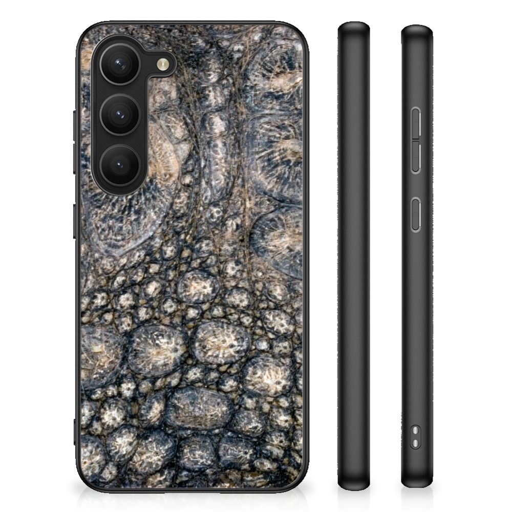 Samsung Galaxy S23 Dierenprint Telefoonhoesje Krokodillenprint B2C Telecom