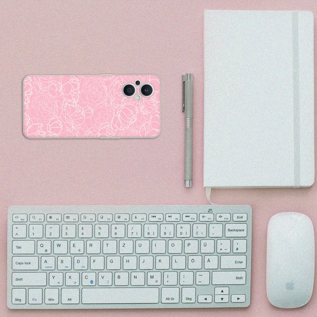 OPPO Reno8 Lite TPU Case White Flowers B2C Telecom