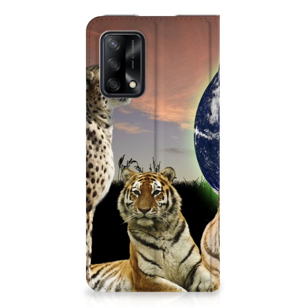 OPPO A74 4G Hoesje maken Roofdieren - B2C Telecom