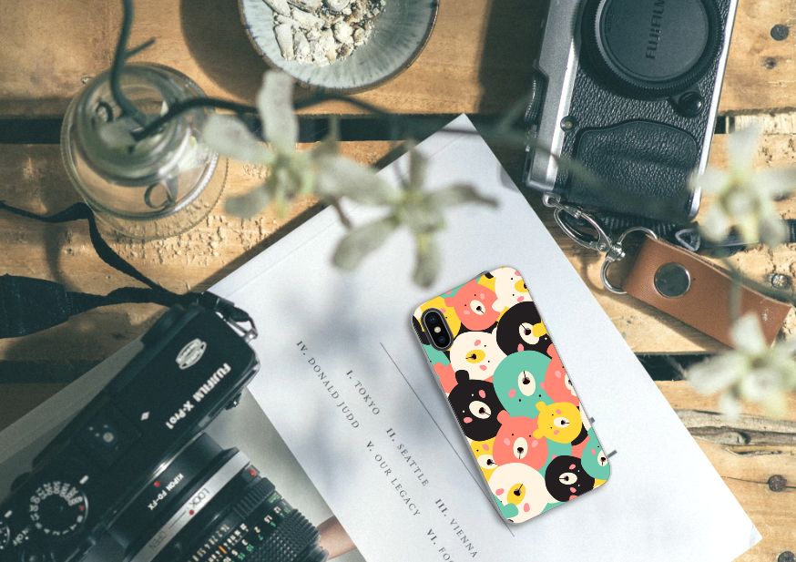 Apple iPhone X | Xs Telefoonhoesje met Naam Bears