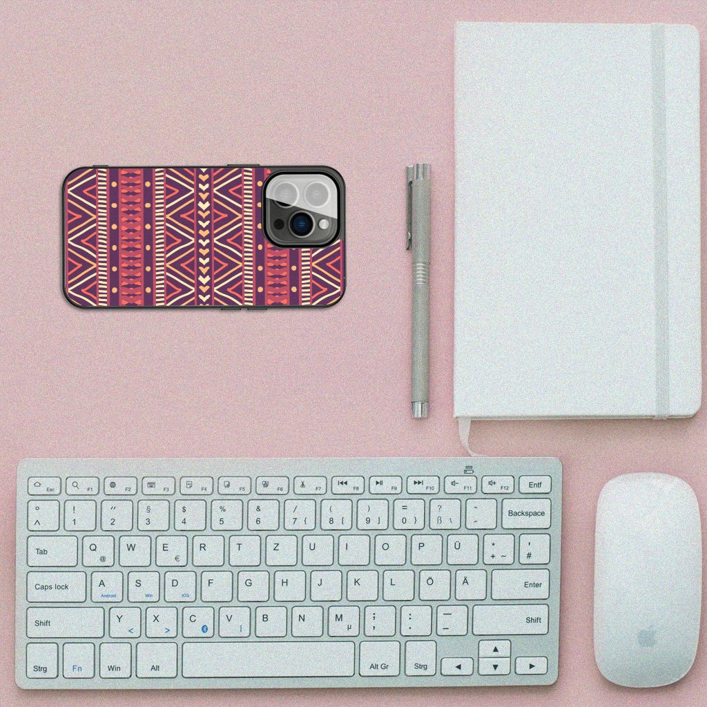 iPhone 13 Pro Back Case Aztec Paars B2C Telecom