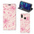 Huawei Y7 hoesje Y7 Pro (2019) Smart Cover Pink Flowers