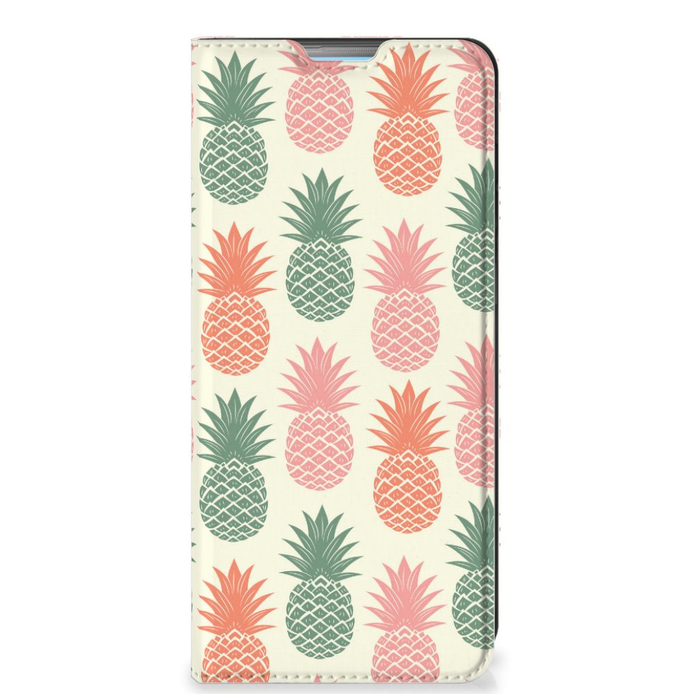 OPPO A74 4G Flip Style Cover Ananas - B2C Telecom