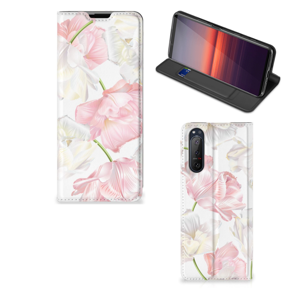Sony Xperia 5 II Smart Cover Lovely Flowers - B2C Telecom