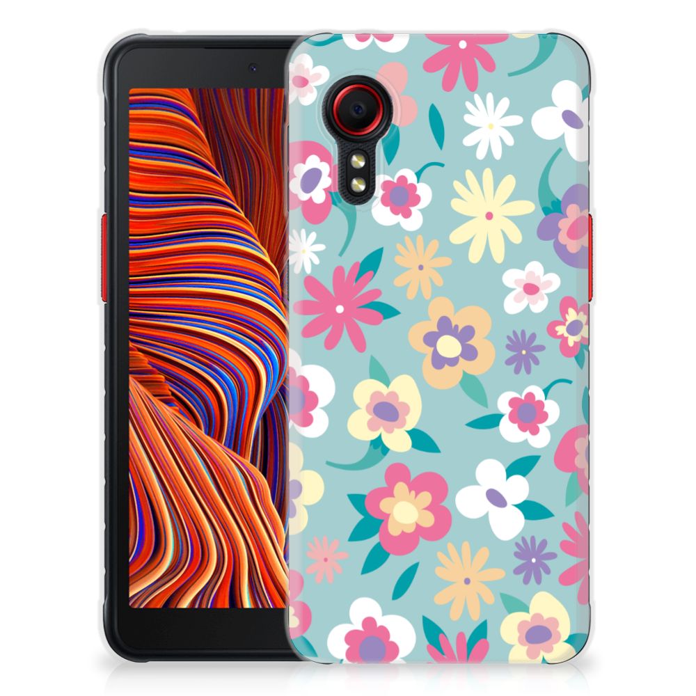 Samsung Galaxy Xcover 5 TPU Case Flower Power