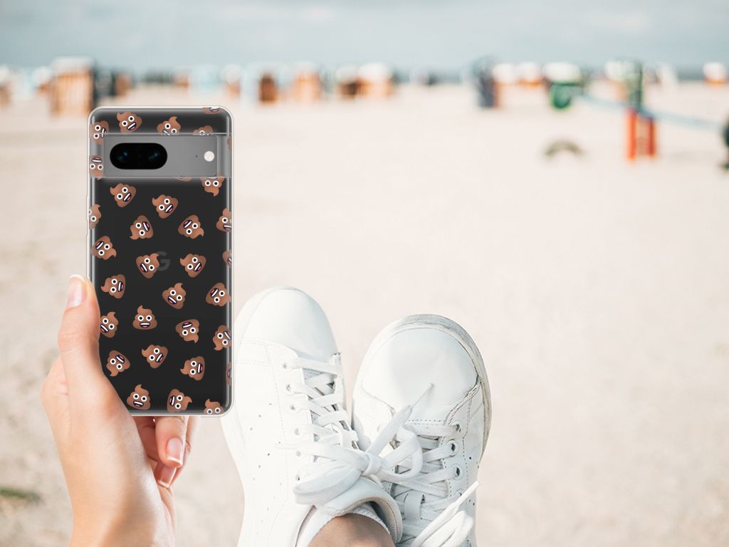 TPU bumper voor Google Pixel 7 Poep Emojis B2C Telecom