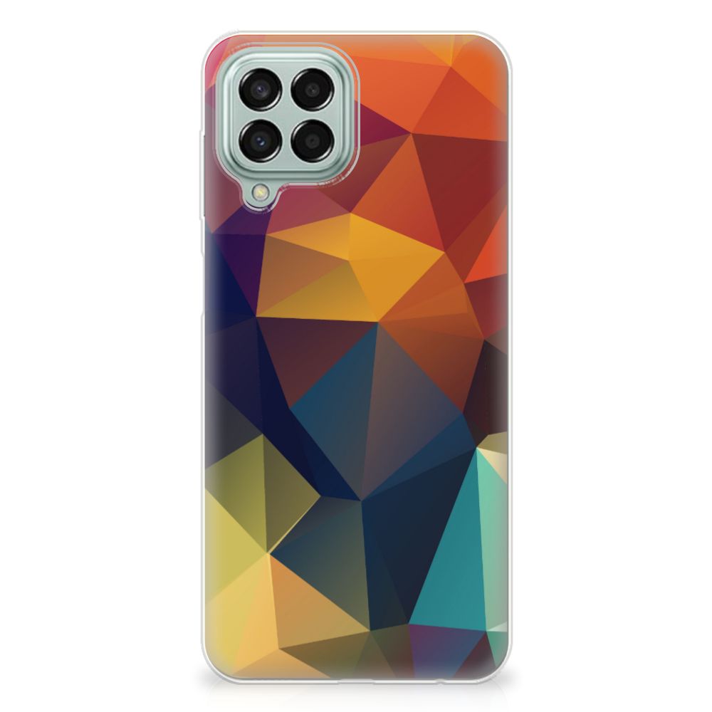 Samsung Galaxy M33 TPU Hoesje Polygon Color