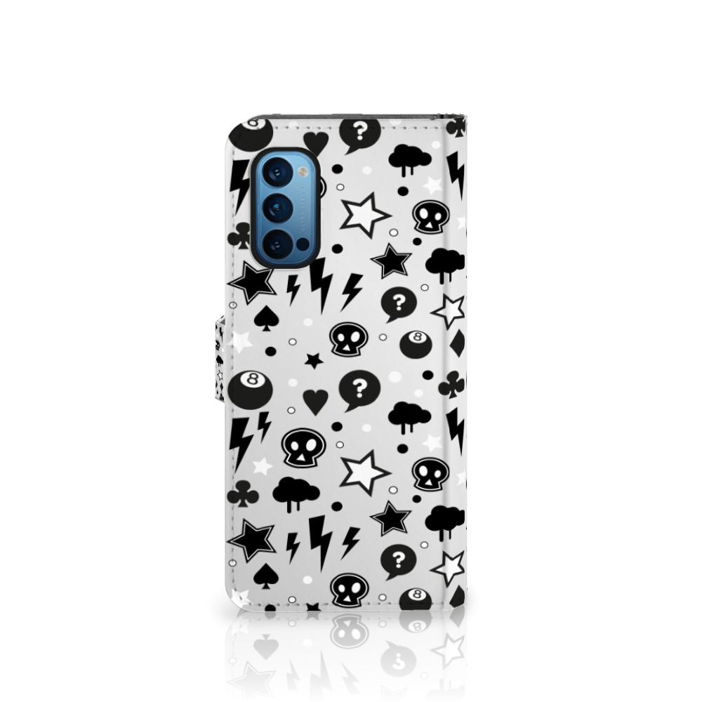 Telefoonhoesje met Naam OPPO Reno 4 Pro 5G Silver Punk