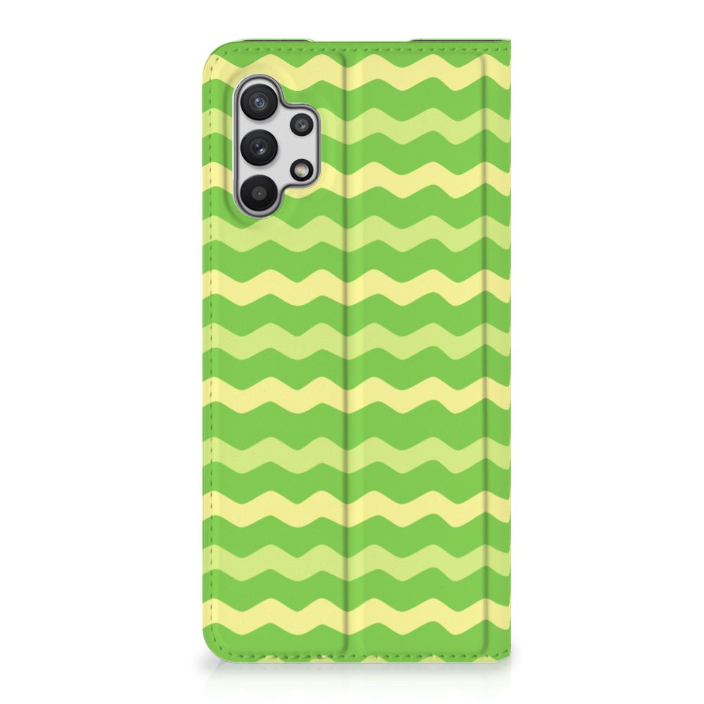 Samsung Galaxy A32 5G Hoesje met Magneet Waves Green - B2C Telecom