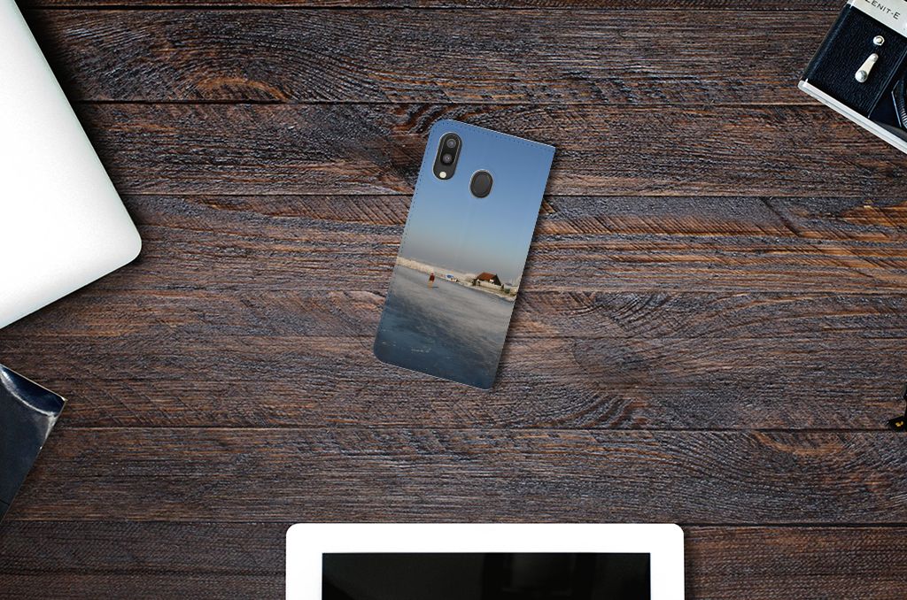 Samsung Galaxy M20 Book Cover Schaatsers
