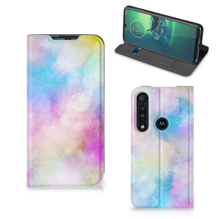 Bookcase Motorola G8 Plus Watercolor Light - B2C Telecom