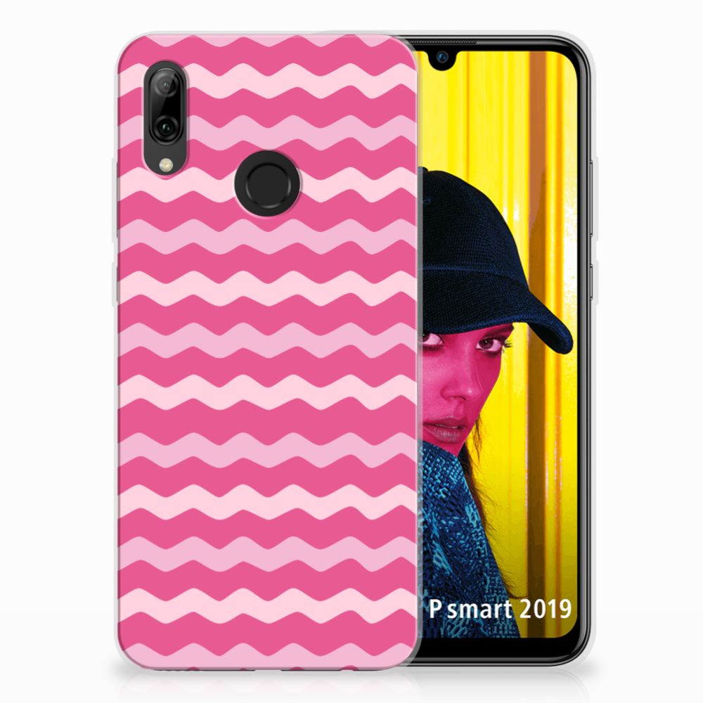 Huawei P Smart 2019 TPU bumper Waves Pink