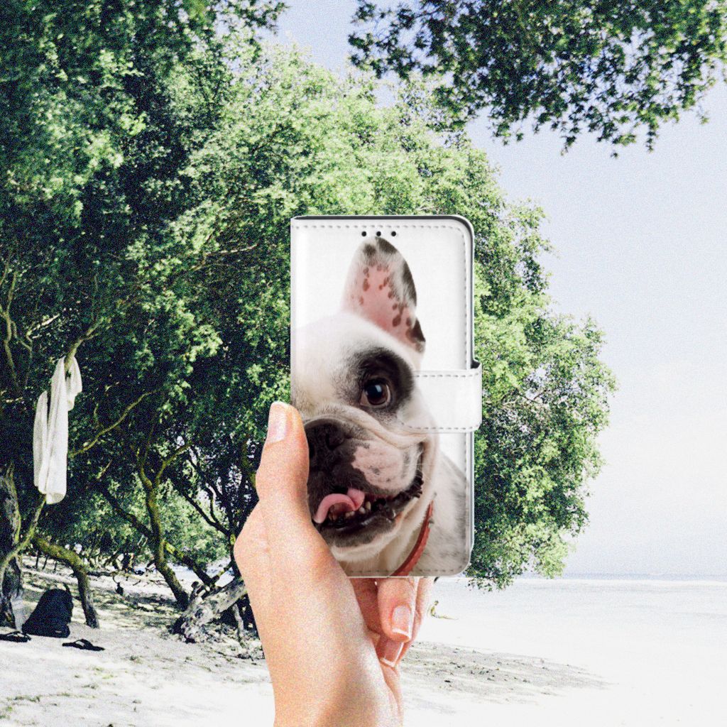 Xiaomi Redmi 7A Telefoonhoesje met Pasjes Franse Bulldog