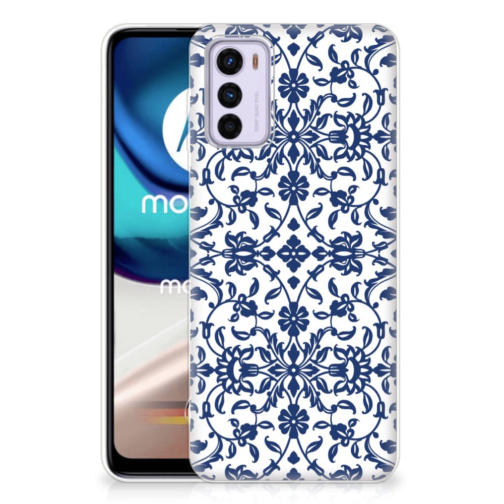 Motorola Moto G42 TPU Case Flower Blue B2C Telecom