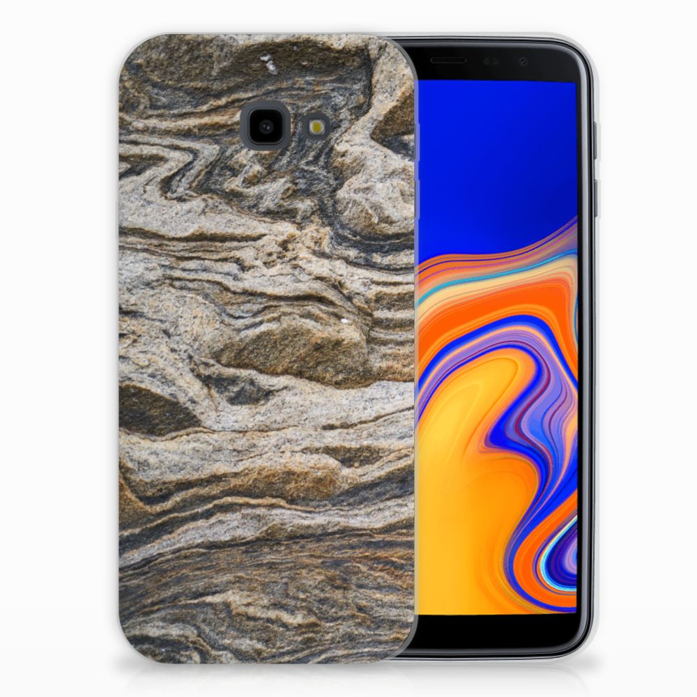 Samsung Galaxy J4 Plus (2018) TPU Siliconen Hoesje Steen