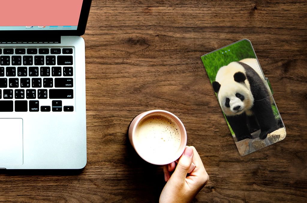 Xiaomi Mi 10T Pro | Mi 10T Telefoonhoesje met Pasjes Panda
