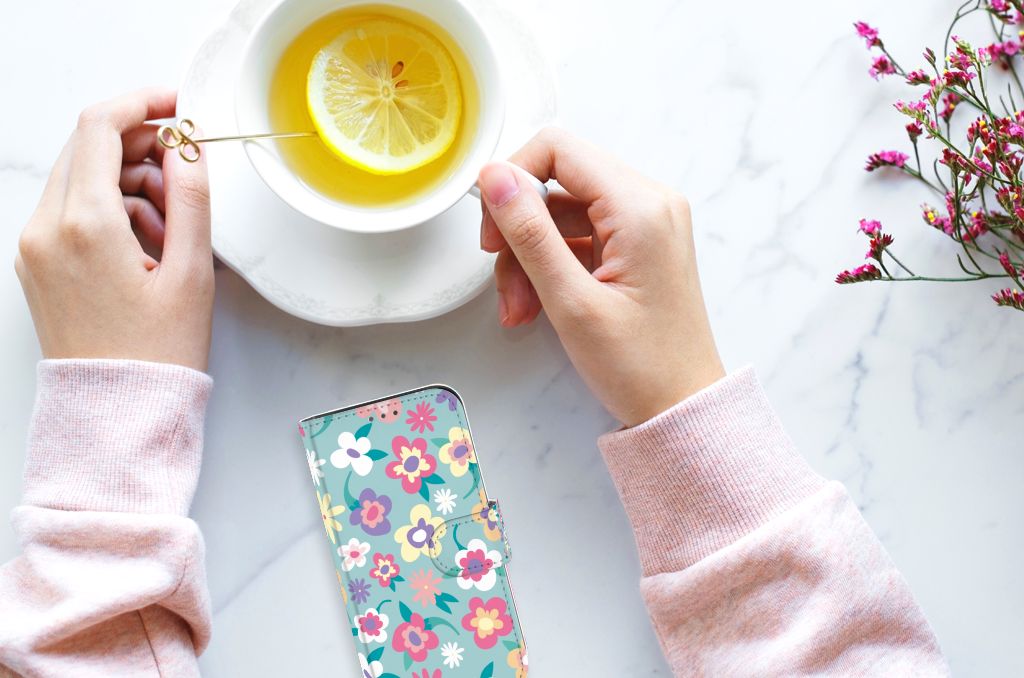 Apple iPhone 12 Mini Hoesje Flower Power
