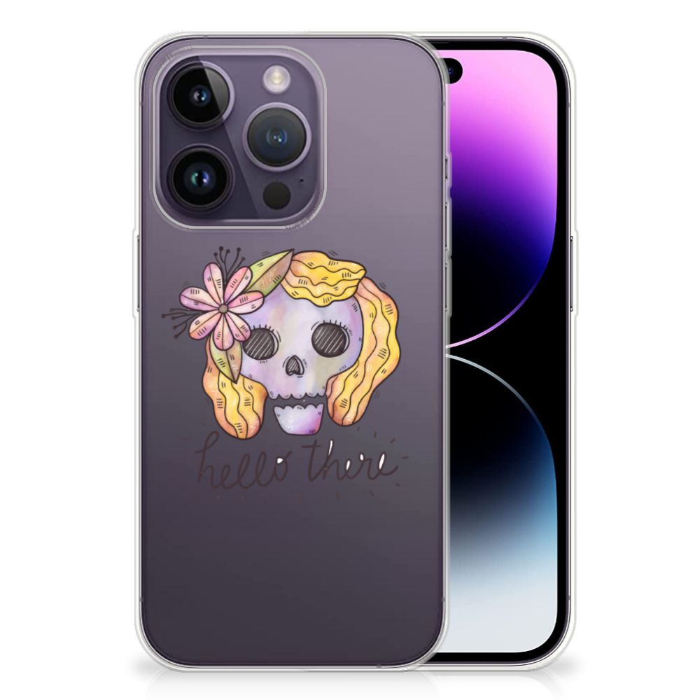 Silicone Back Case Apple iPhone 14 Pro Boho Skull B2C Telecom
