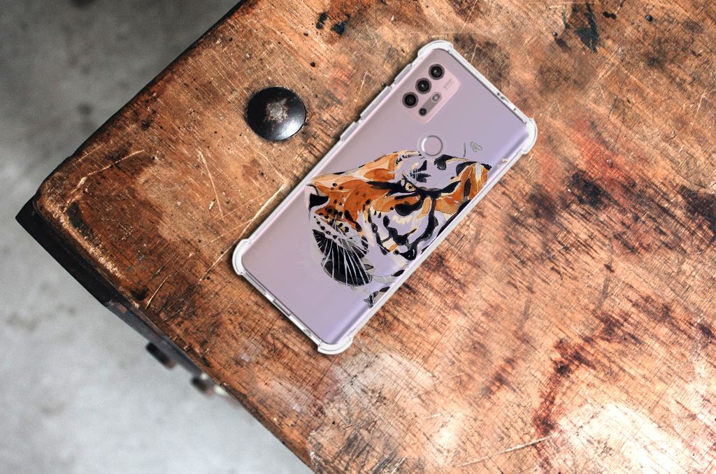 Back Cover Motorola Moto G30 | G20 | G10 Watercolor Tiger