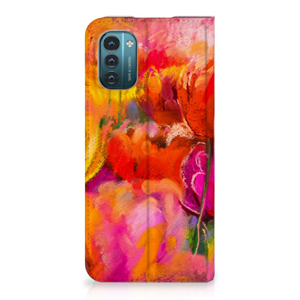 Bookcase Nokia G11 | G21 Tulips - B2C Telecom