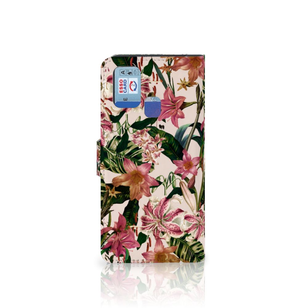 Samsung Galaxy M31 Hoesje Flowers