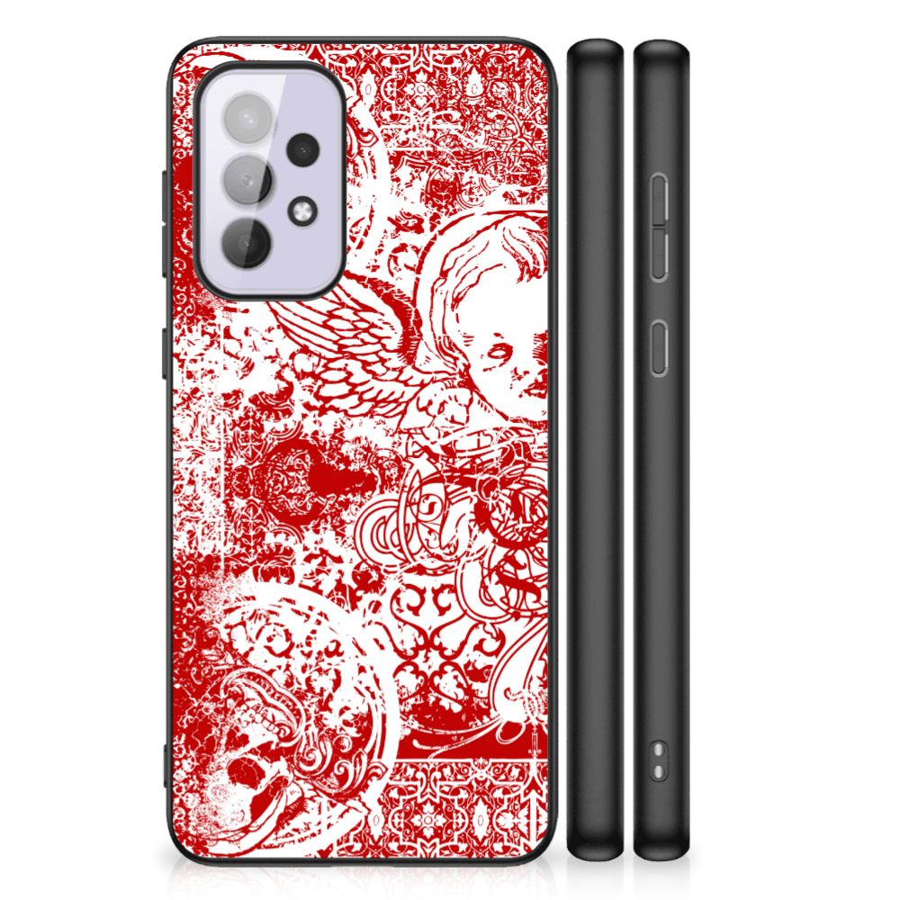 Telefoonhoesje Samsung Galaxy A33 5G Angel Skull Rood B2C Telecom