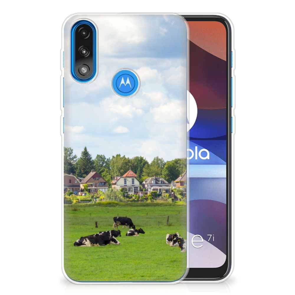 Motorola Moto E7/E7i Power TPU Hoesje Koeien