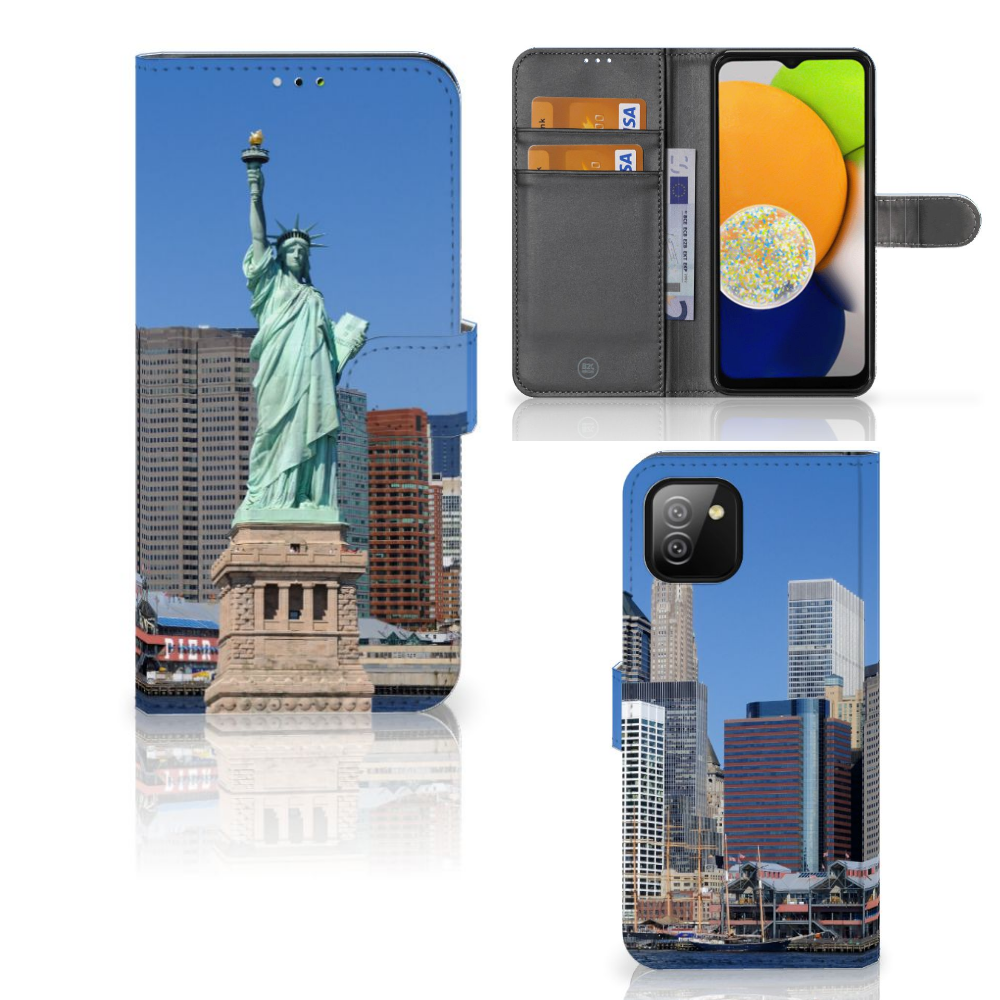 Samsung Galaxy A03 Flip Cover Vrijheidsbeeld