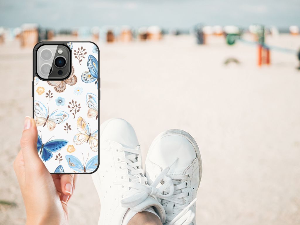 Dierenprint Telefoonhoesje voor iPhone 13 Pro Max Vlinder B2C Telecom