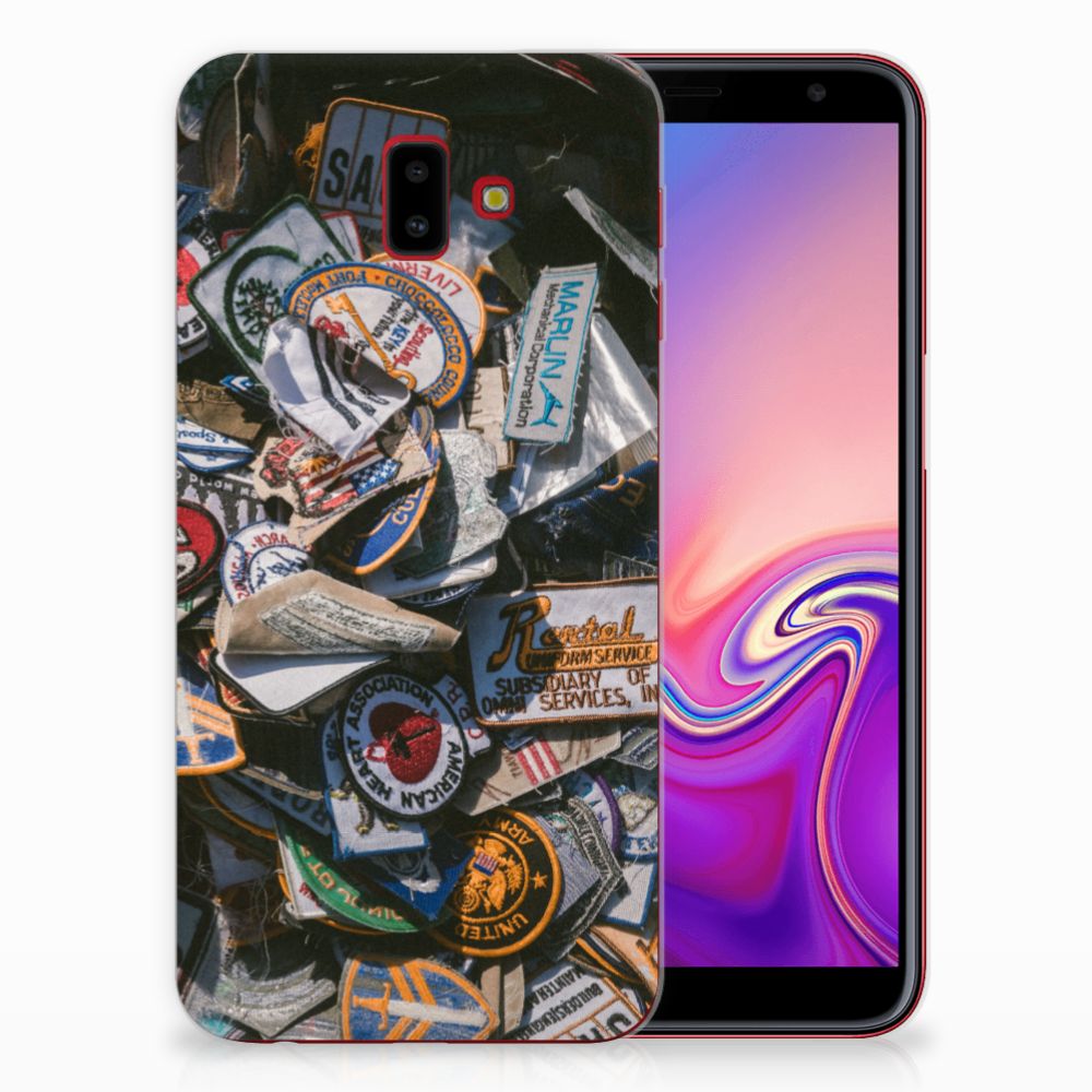 Samsung Galaxy J6 Plus (2018) Siliconen Hoesje met foto Badges