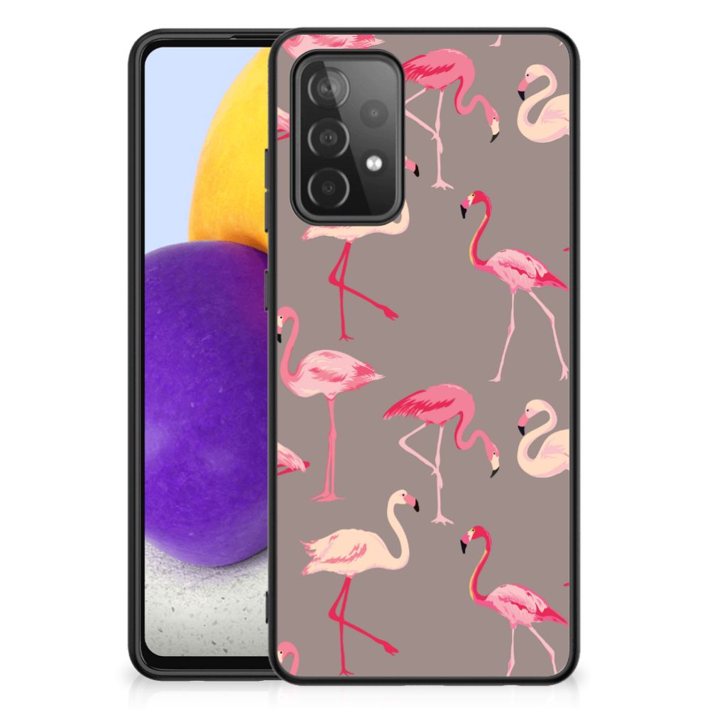 Samsung Galaxy A72 (5G/4G) Dierenprint Telefoonhoesje Flamingo