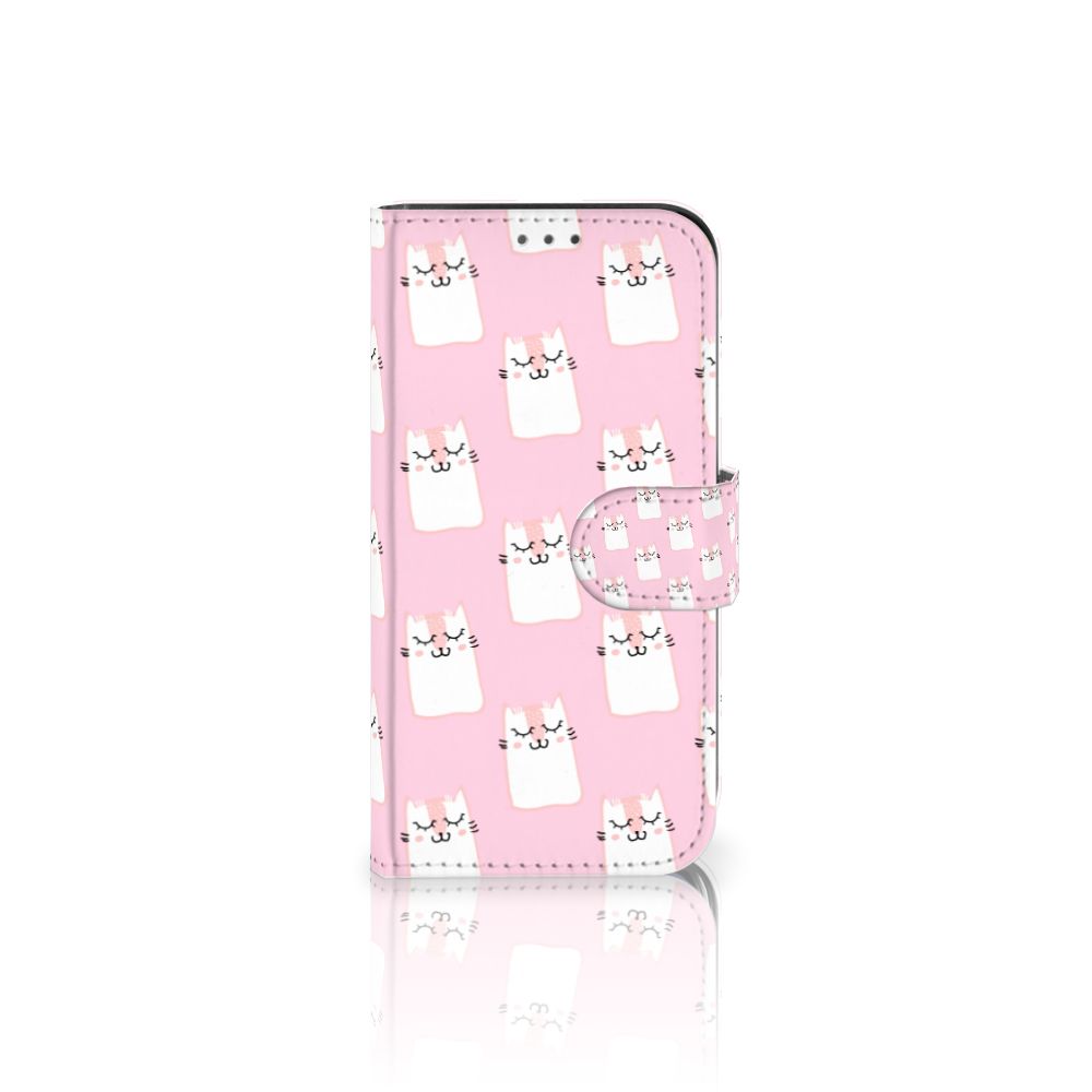 Apple iPhone 12 Mini Telefoonhoesje met Pasjes Sleeping Cats