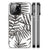 iPhone 14 Pro Max Bloemen Hoesje Leaves Grey
