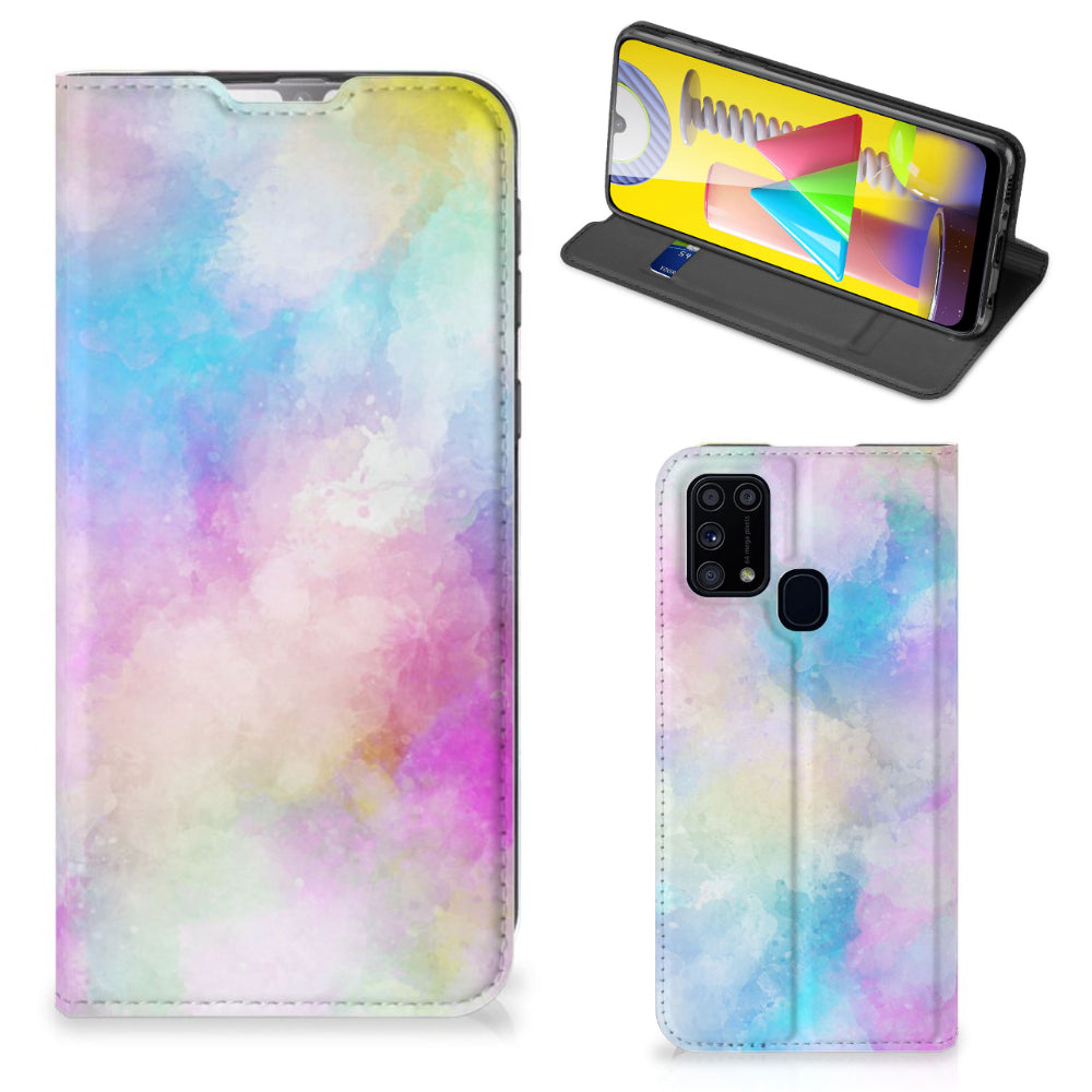 Bookcase Samsung Galaxy M31 Watercolor Light